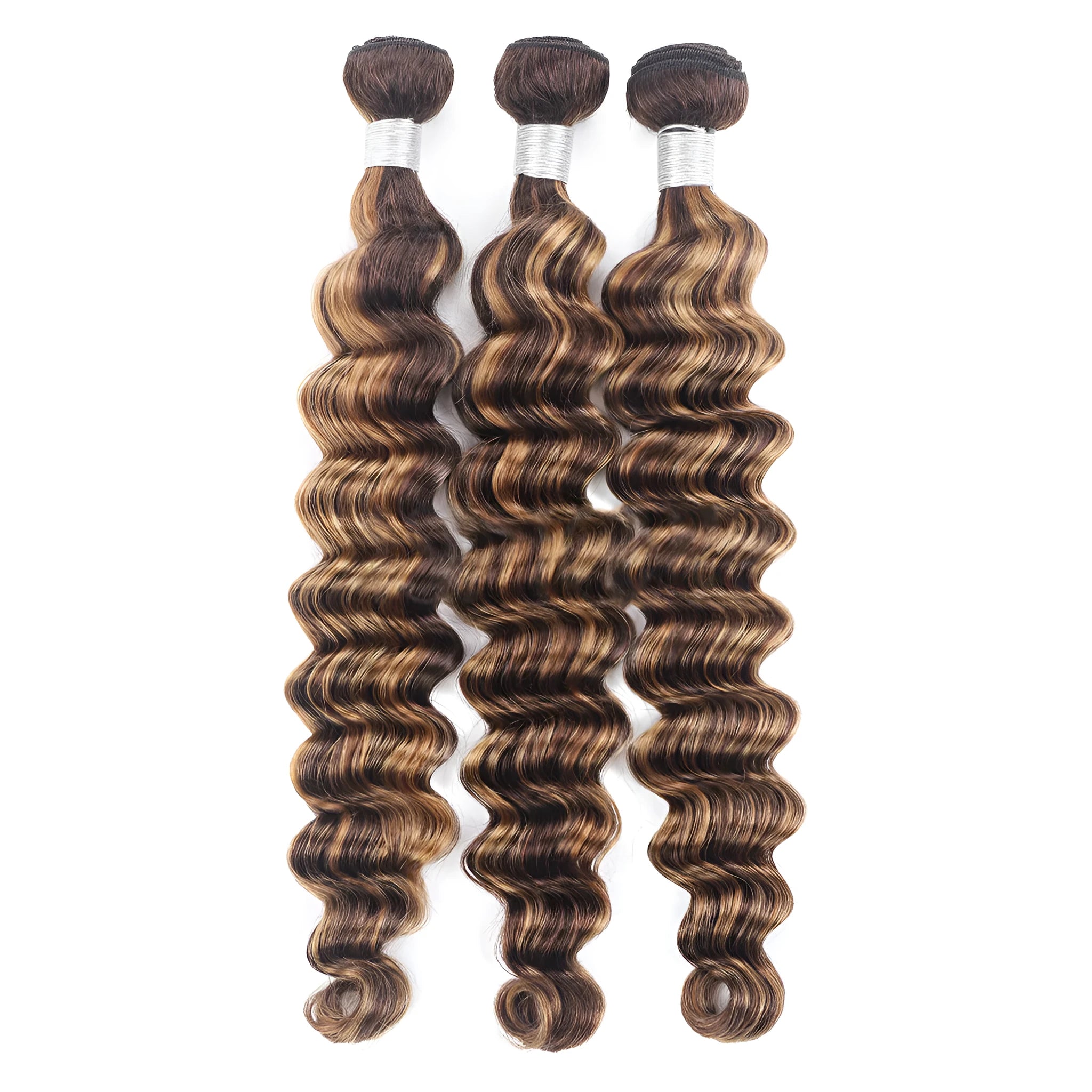 Ladies curly wig in medium long real human hair curtain style, dyeable, available in 10 to 28 inch lengths