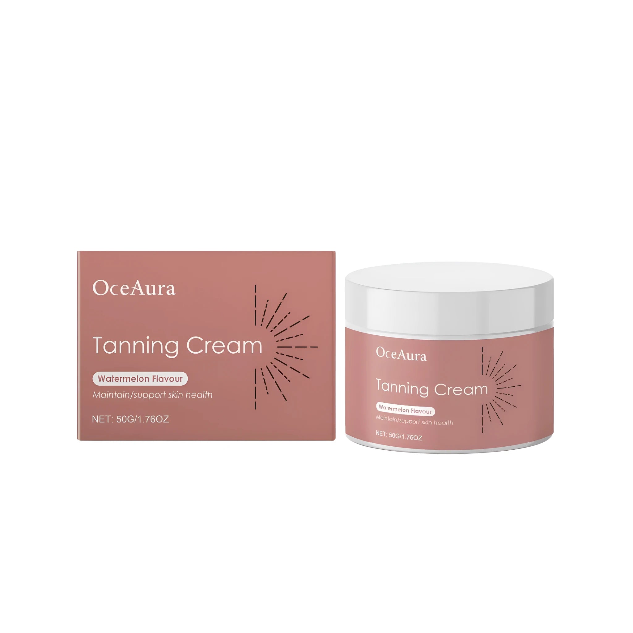 50g tube of tanning cream with walnut shell and watermelon extract