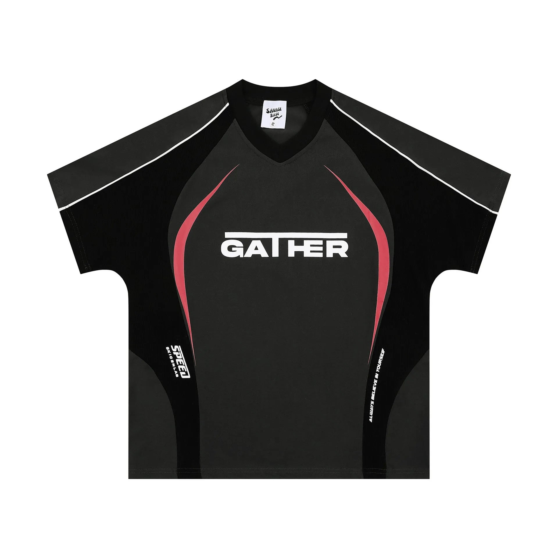 Men's loose fit printed t-shirt with letter design in black or apricot colours