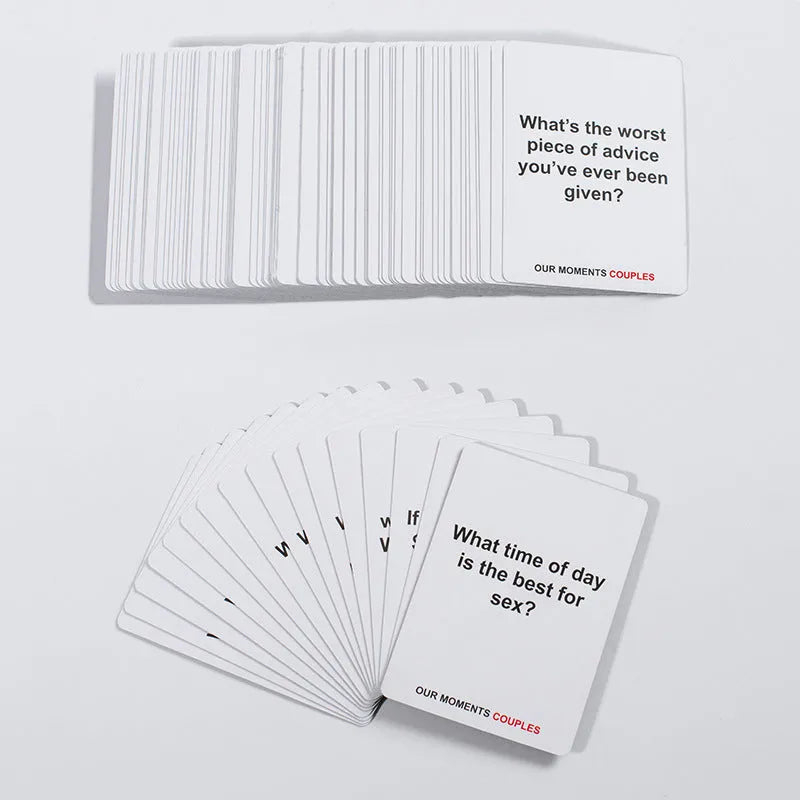 Black box of Our Time Lovers Edition couples communication cards showing size 9cm x 6.5cm x 3.5cm