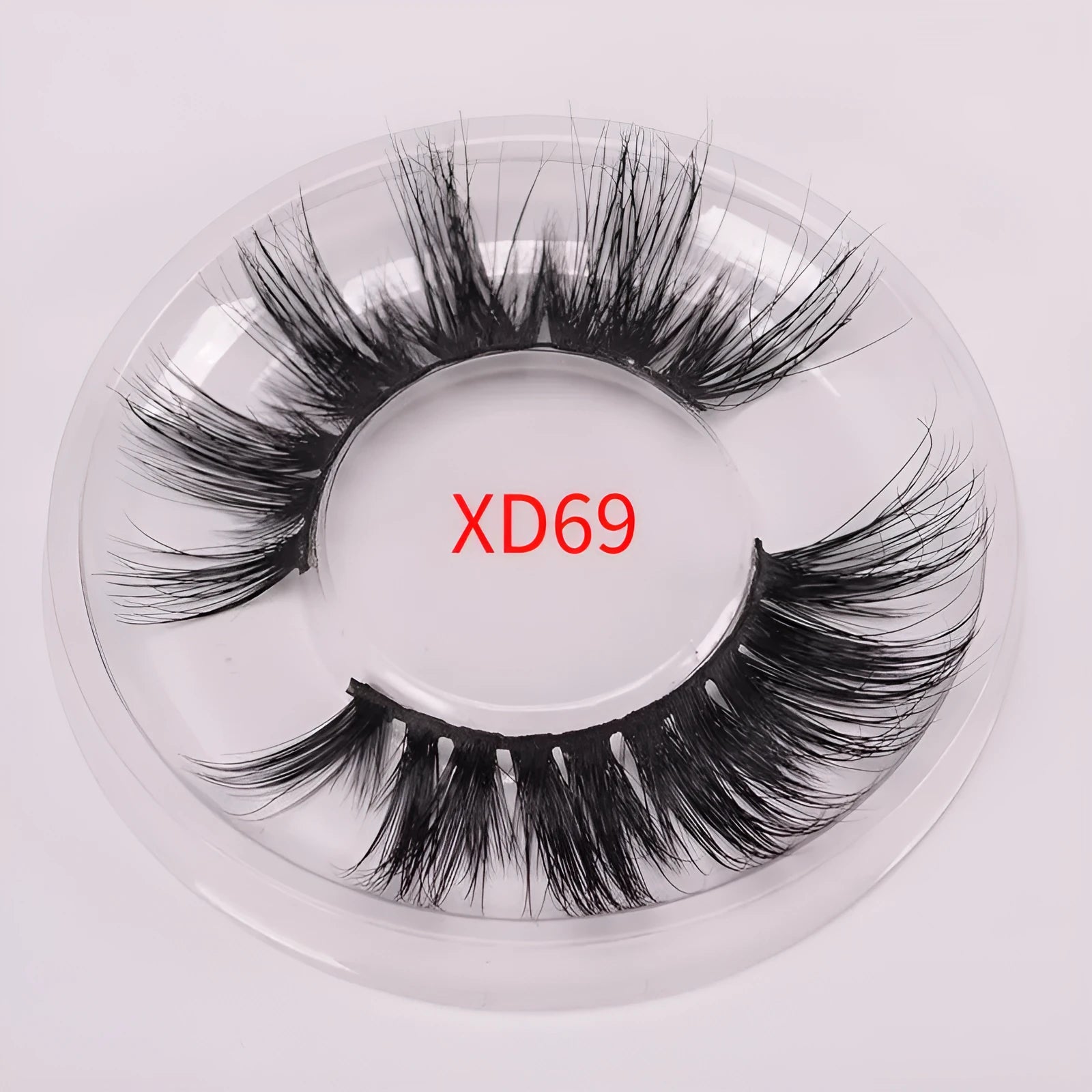 Affectionate brand 5D mink false eyelashes set with application brush and hair cap