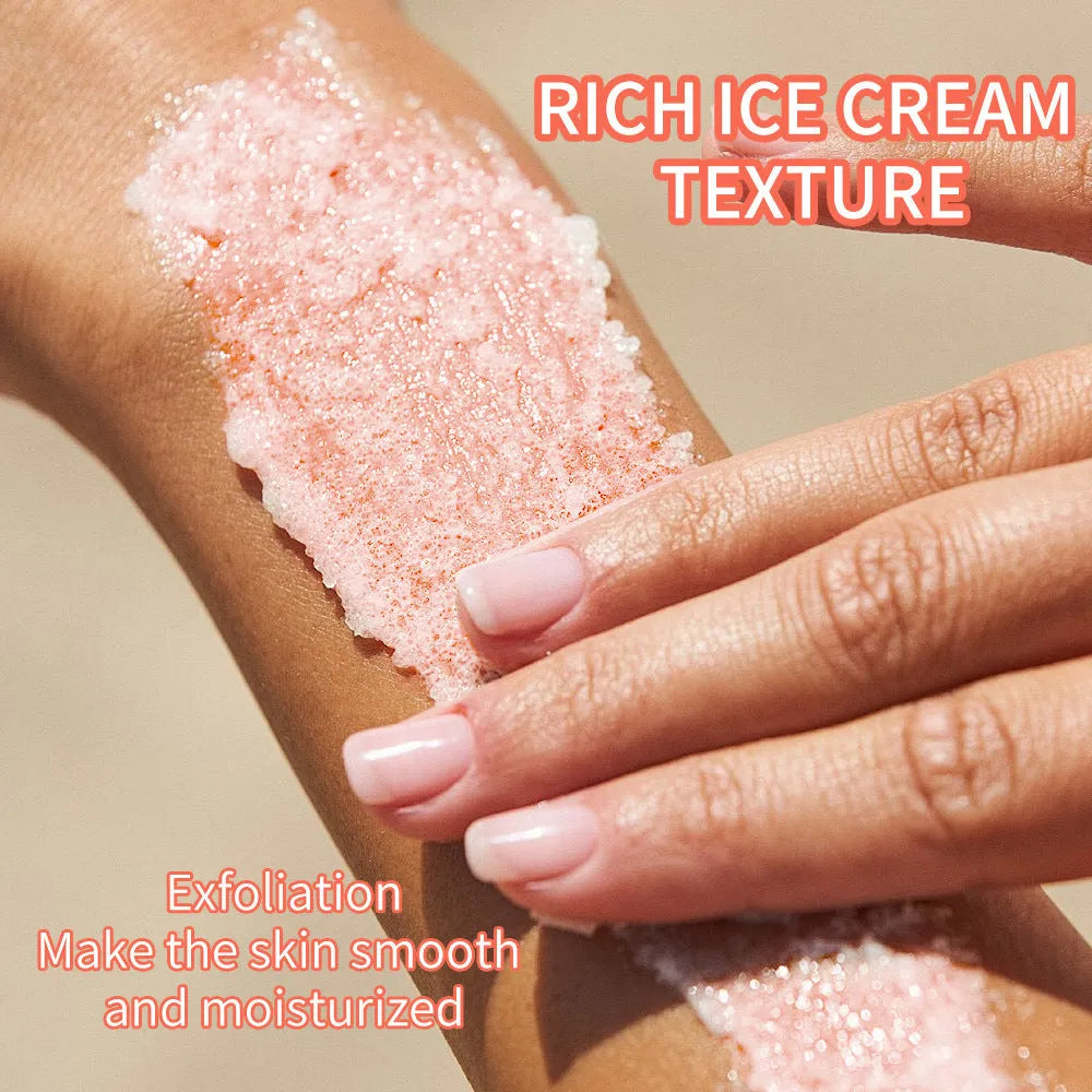 Himalayan salt body scrub cream 200g exfoliating face and body scrub in four variants