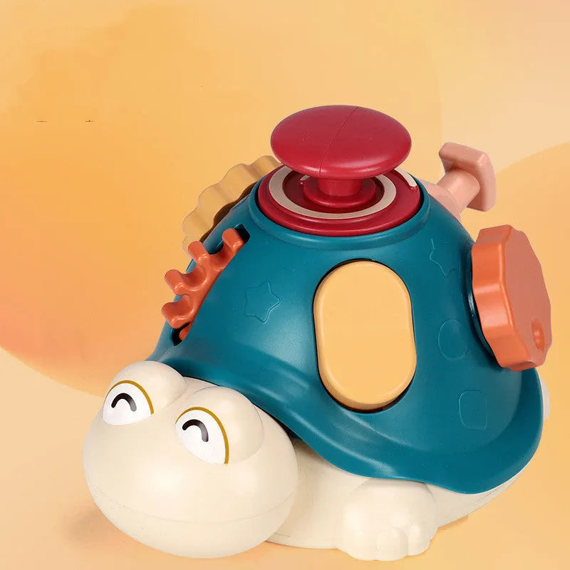Turtle finger exploration early education toy plastic brain game for infants 0-3 years