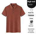 Ice Silk work polo shirt in solid colour showing cooling fabric texture and professional collar design