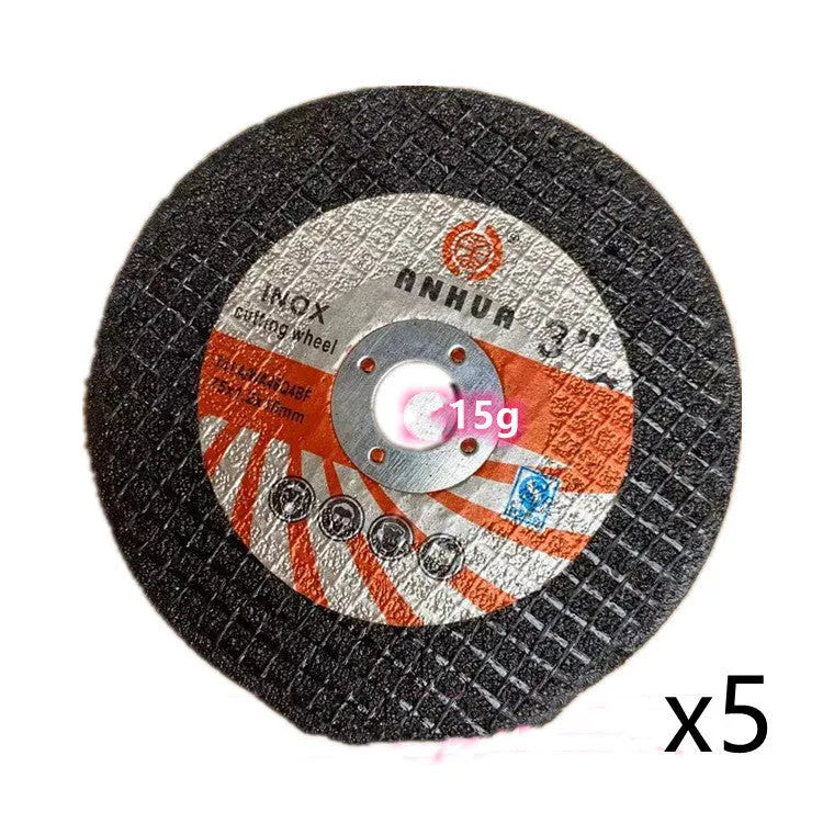 3-inch 75mm double-mesh resin cutting piece for stainless steel, metal, glass, stone and wood