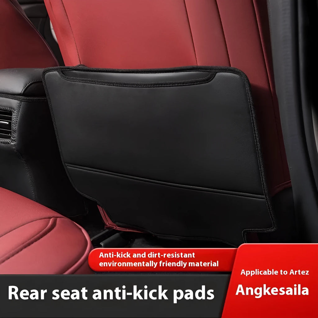 Anti kick pad for rear seat air outlet of 20-23 Mazda 3 Axela Atz, thin design, single piece
