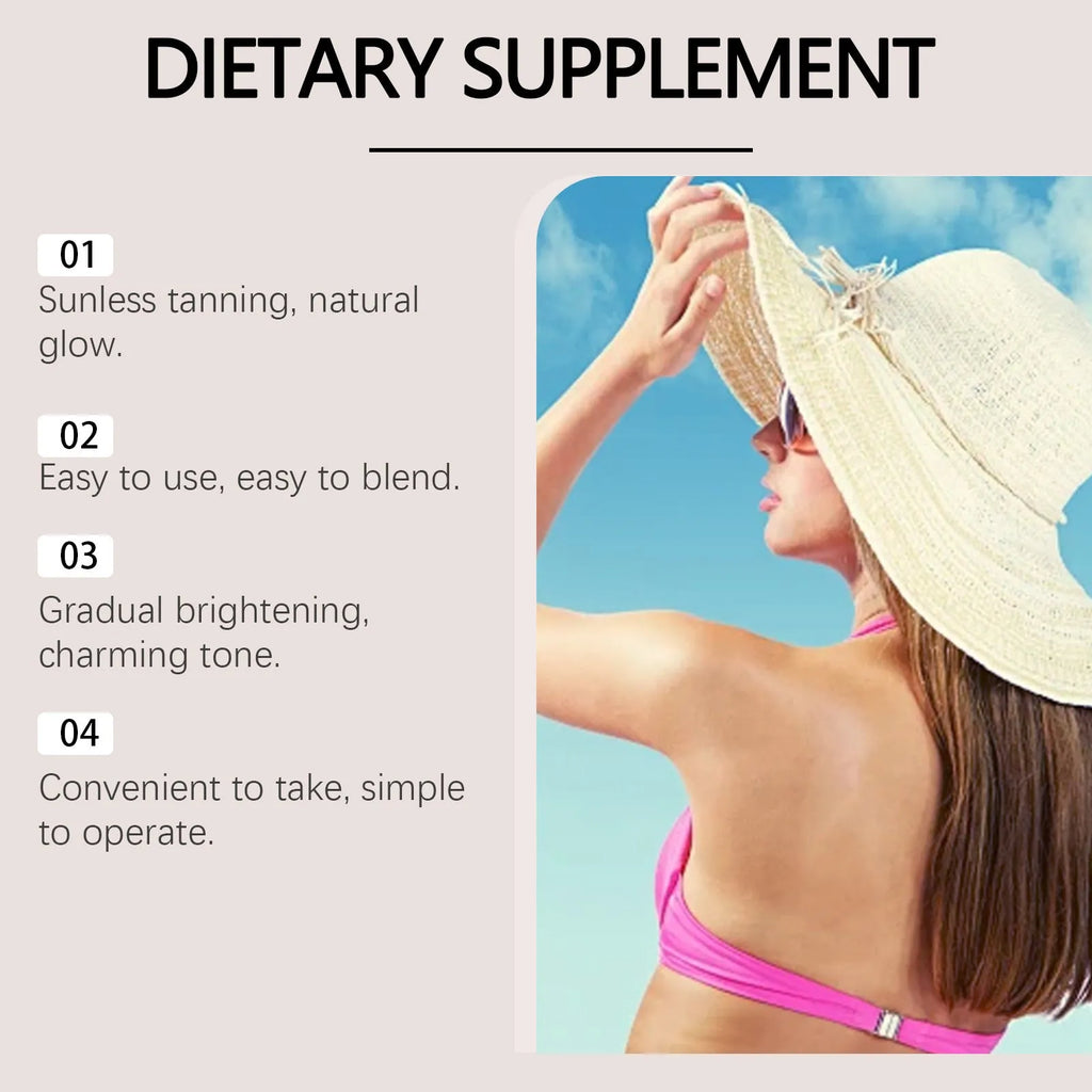 60ml sun protection tanning essence bottle for body care