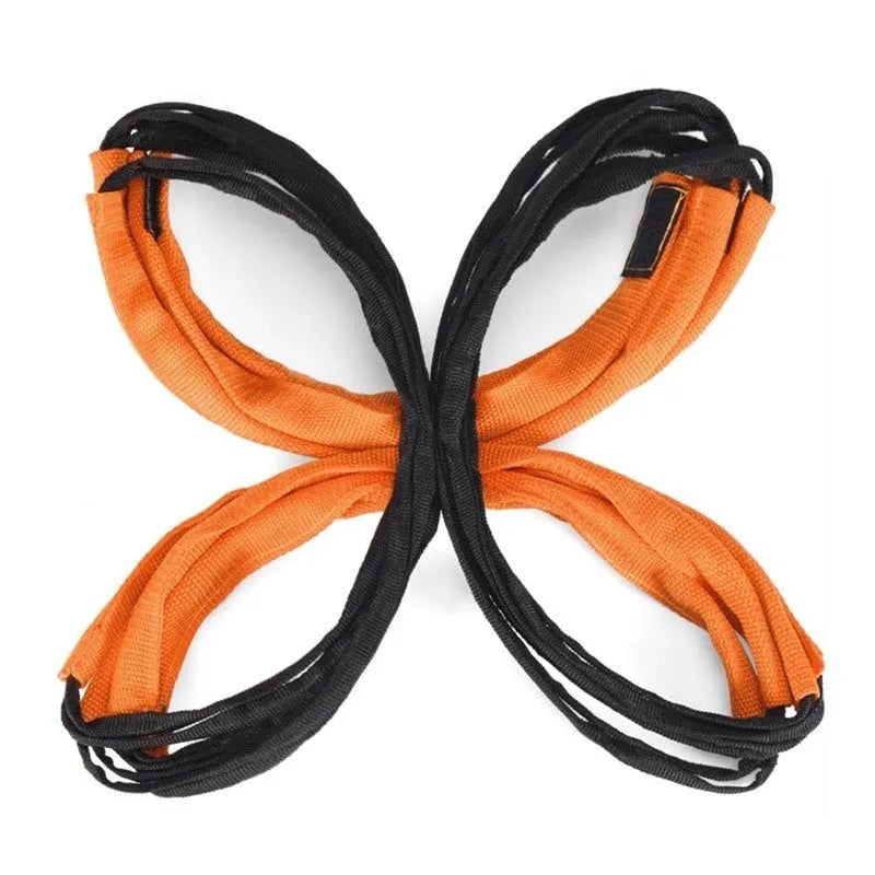 Children's butterfly agility ladder training equipment showing ladder and jump grid patterns in plastic construction