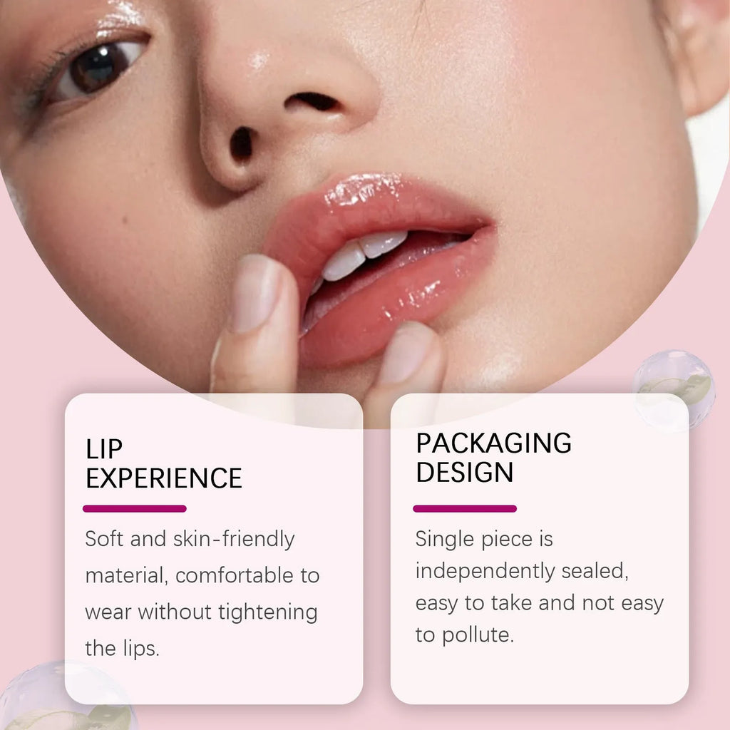 Silicone lip nursing adhesive bandage 8x12cm moisturising care patch for dry lips