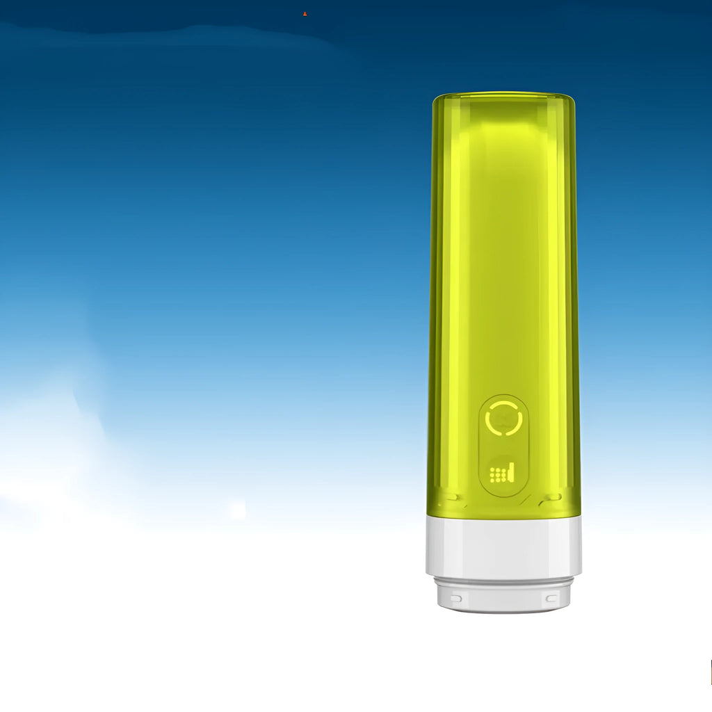 Portable waterproof electric handheld cleaning device in white with Type-C charging port
