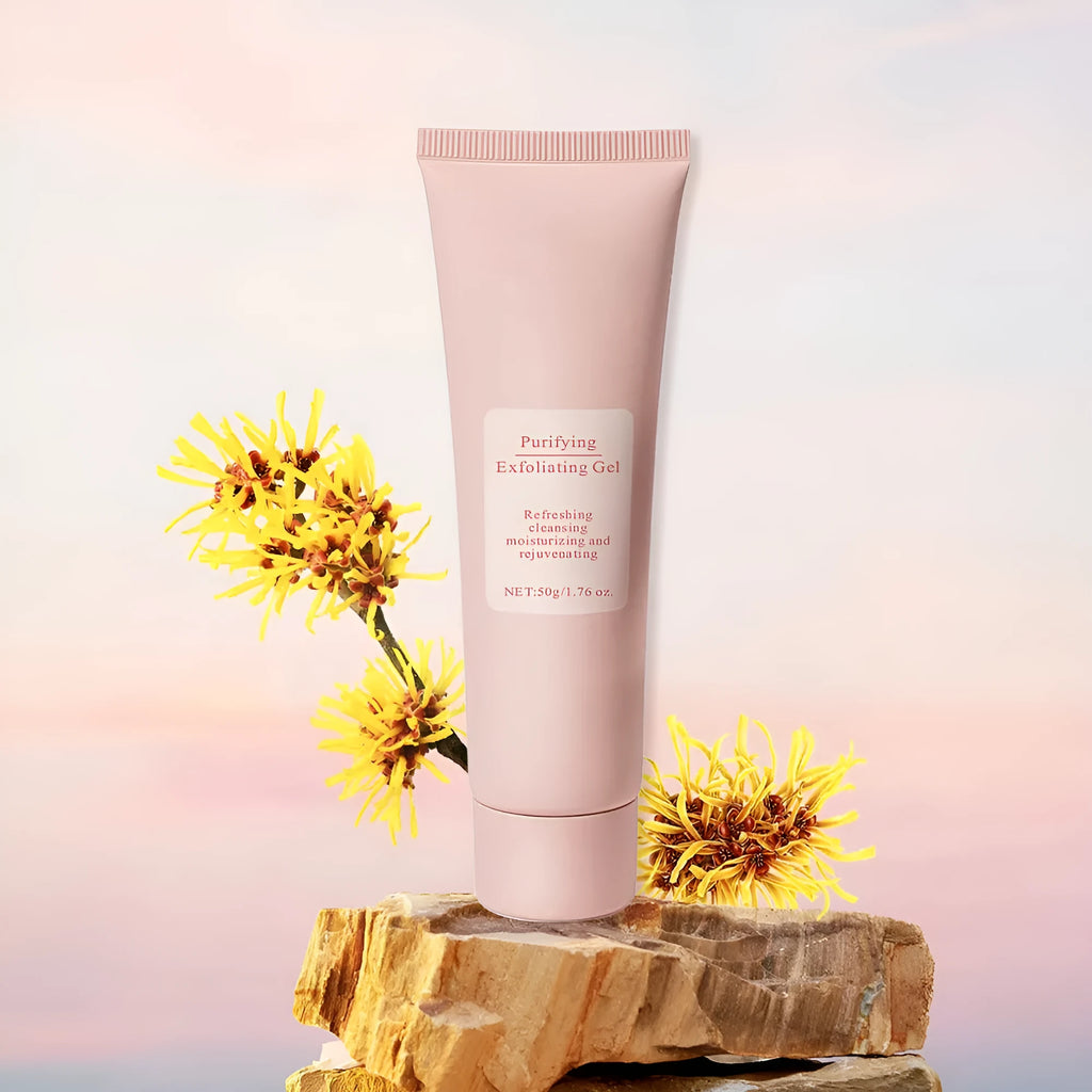 132g moisturising facial exfoliating gel scrub in packaging