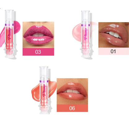 Kissably Soft Liquid Lipstick in various shimmery colors, creating a vibrant and hydrating lip look