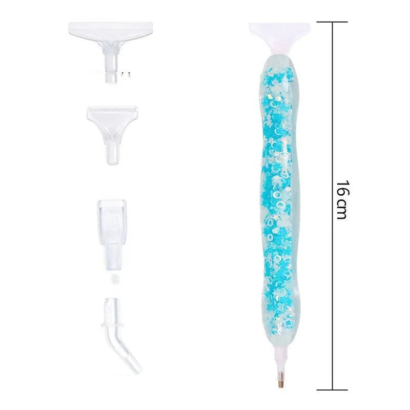 Luminous resin dot drill pen for diamond painting in modern simple style