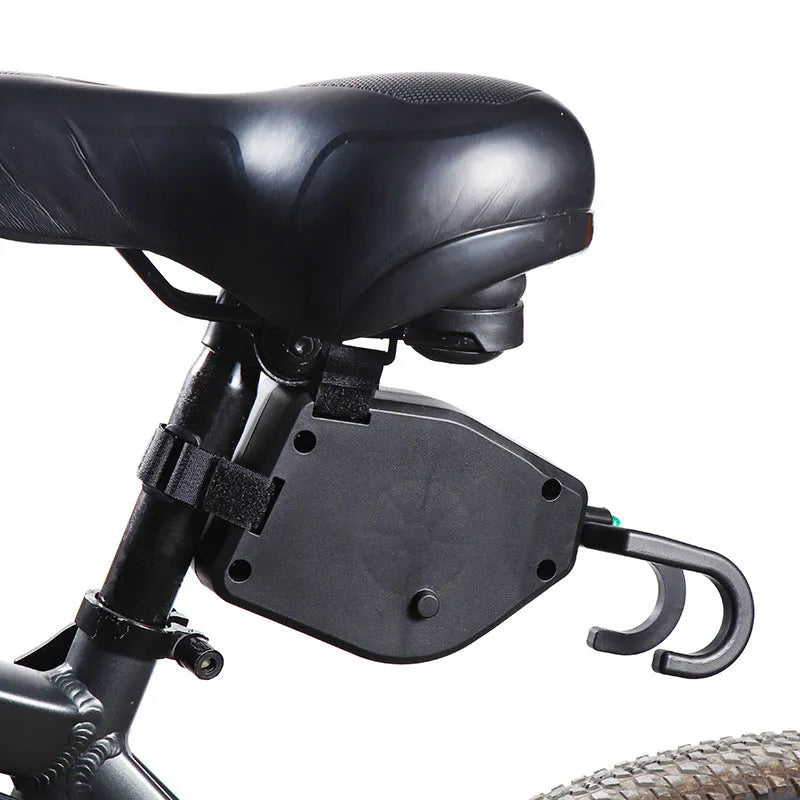 Black plastic/resin bicycle trailer traction rope for towing bike trailers