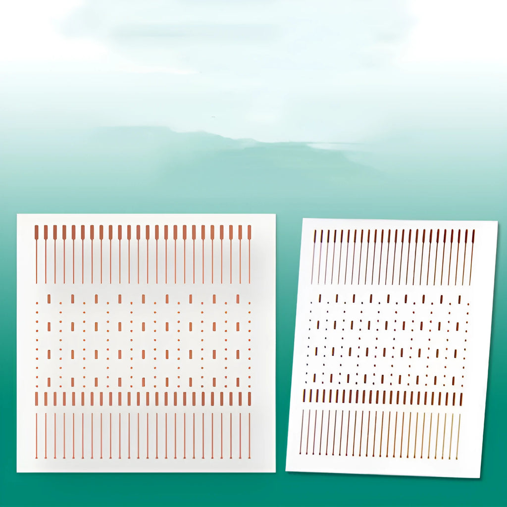 Red copper spot welding patch 1mm width 28mm length square shape for mobile phone drop repair