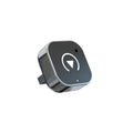 Black wired to wireless CarPlay box with USB interface made of ABS and PC materials