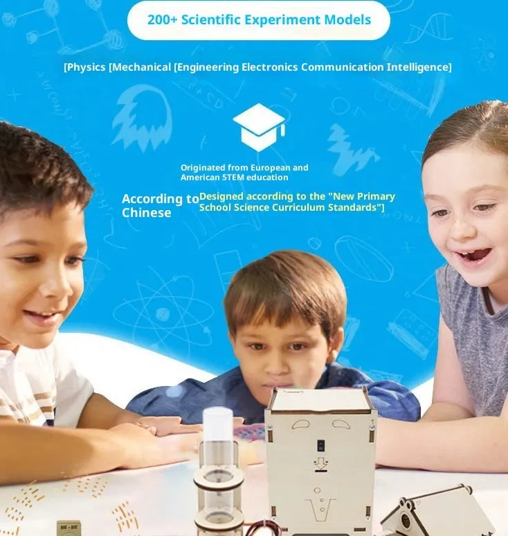 Wooden DIY assembly material pack for technology small production teaching aids, style A48, for ages 7-14