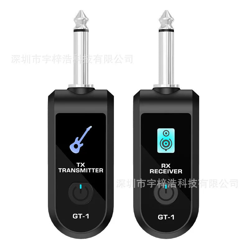 Wireless grenade moving coil dynamic microphone with 6.35mm guitar port option