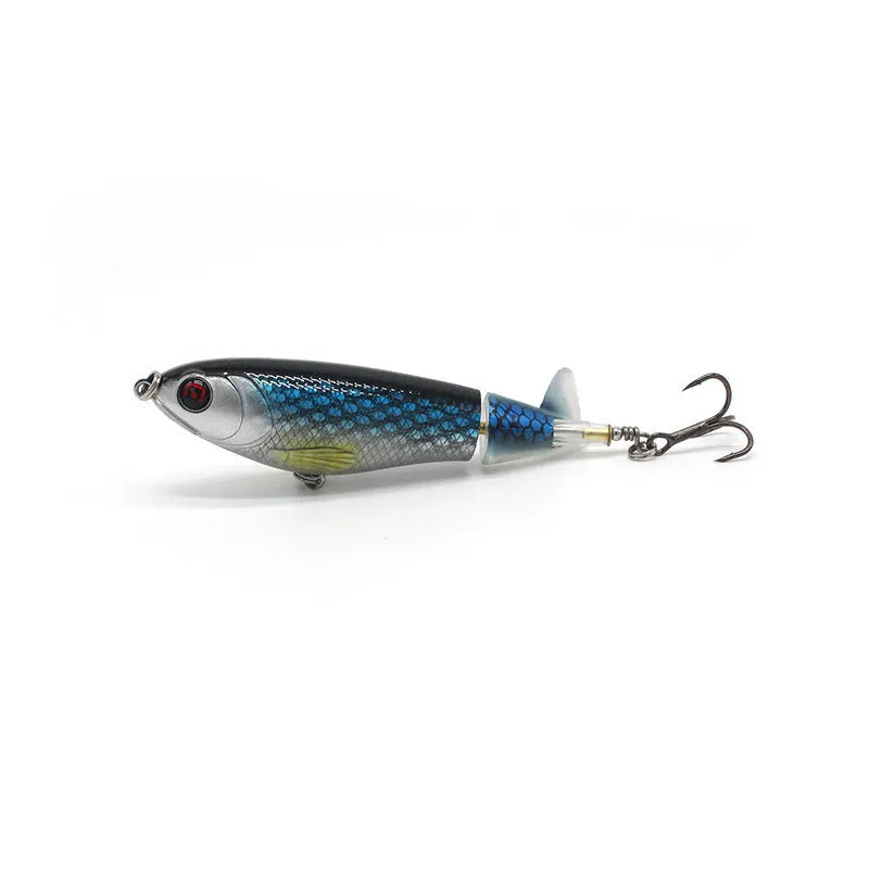 7.5cm soft plastic fishing lure in various colours for road fishing.