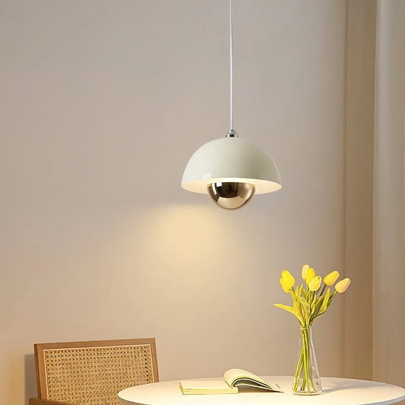 Minimalist retro pendant light 18cm small droplight in black finish for home bedroom restaurant bar