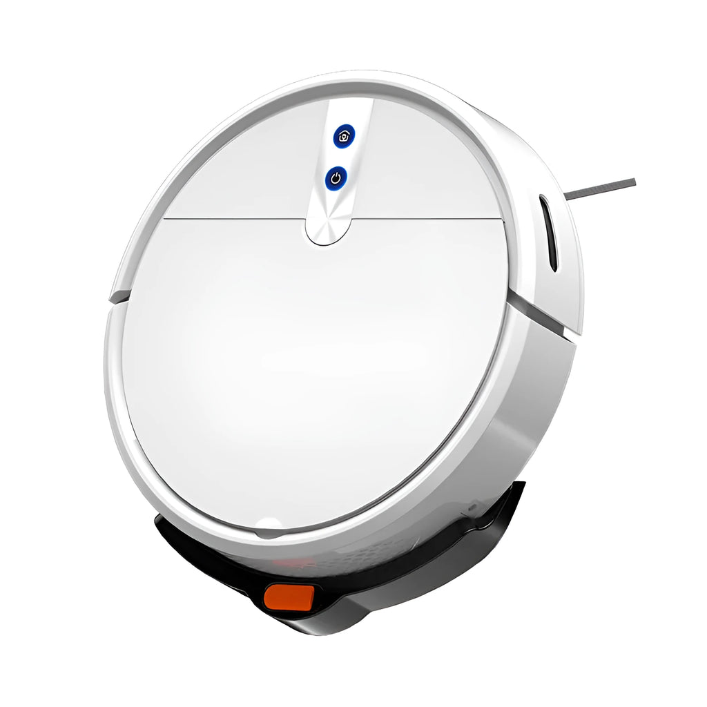 Intelligent sweeping machine vacuum cleaner in black colour with remote control