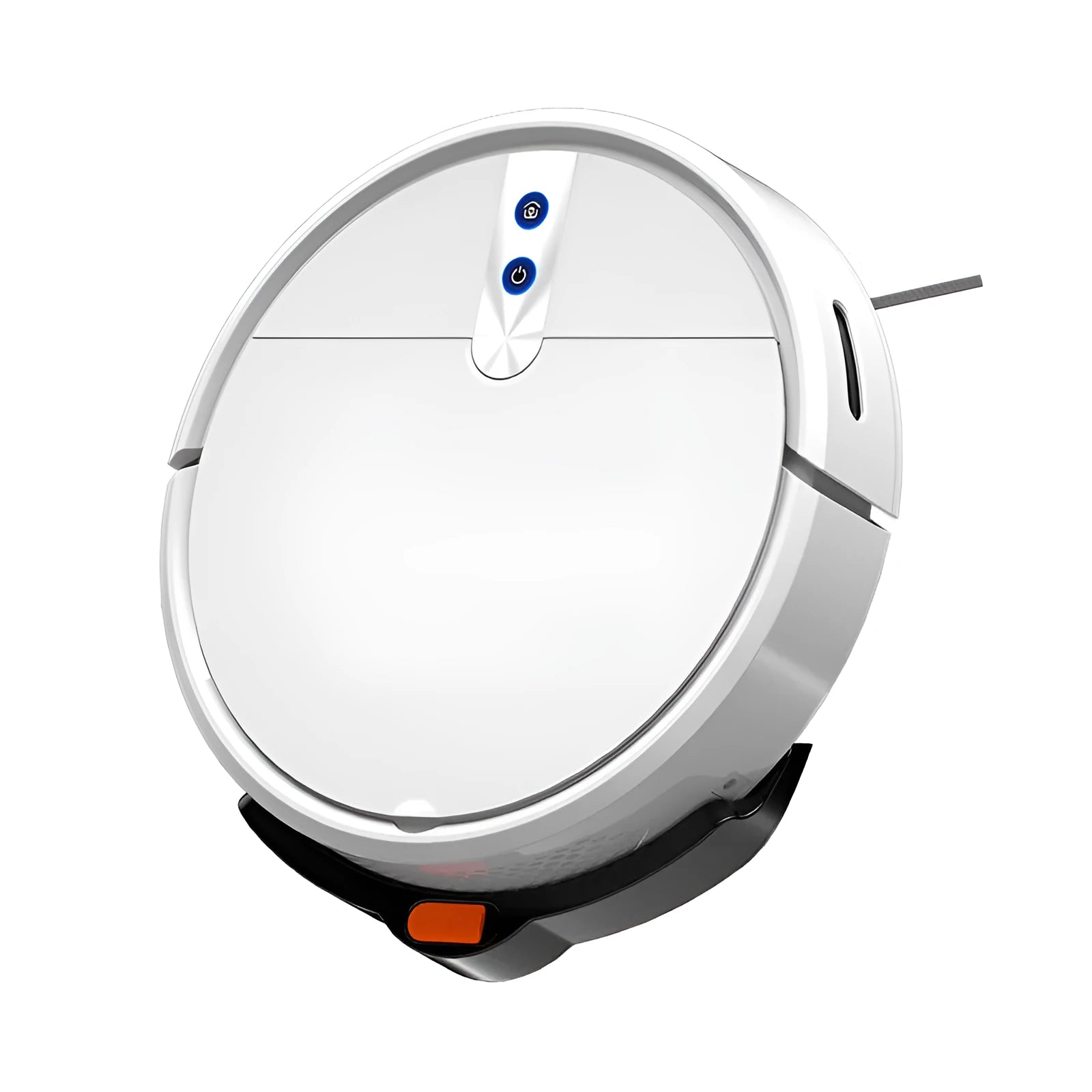 Intelligent sweeping machine vacuum cleaner in black colour with remote control