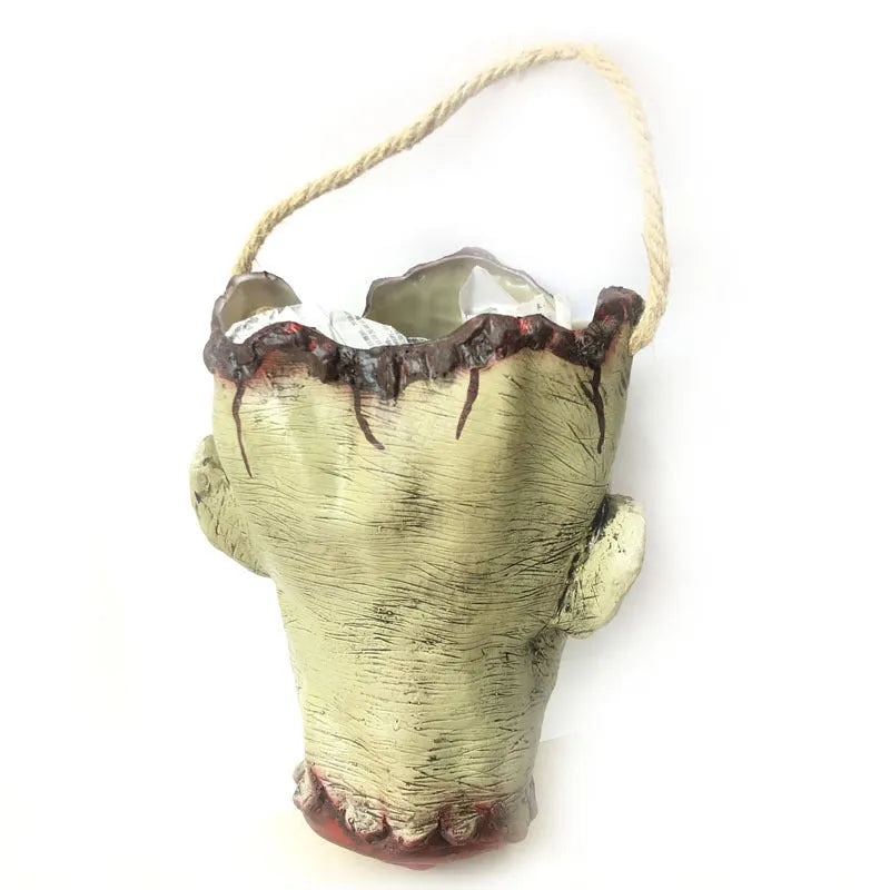 Fashion Halloween decorations tote bag in vinyl with rope handles, average size 35-40cm height