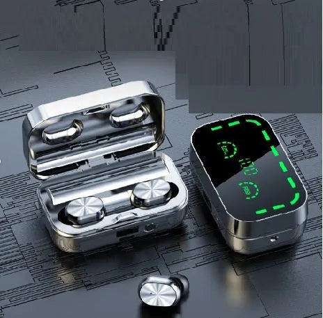 True wireless stereo sports earbuds with touch controls and Bluetooth 5.3 connectivity.