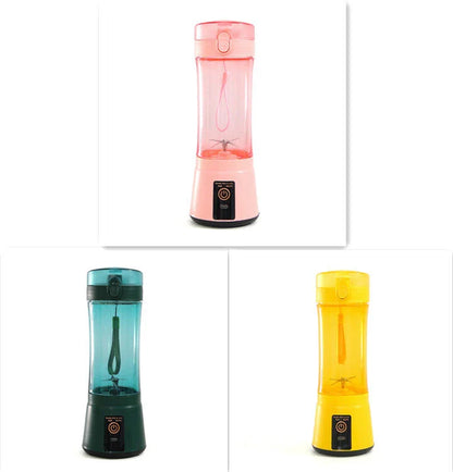 Portable USB Rechargeable Fruit Smoothie Blender with Cordless Design and Powerful Blending Capabilities