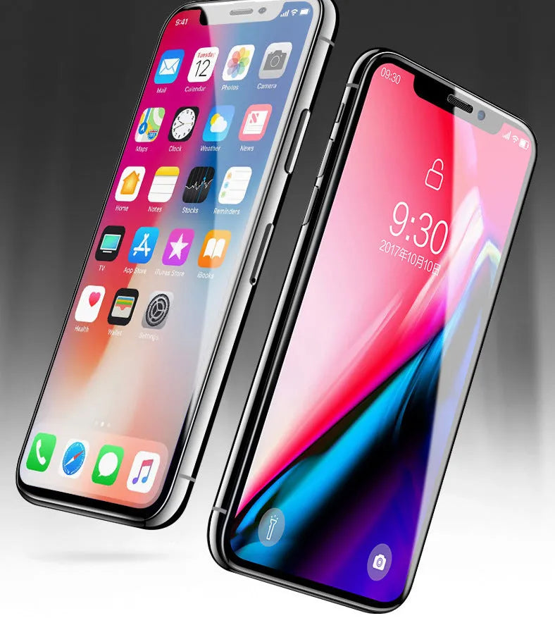 Tempered glass screen protector for iPhone 12 Mini in 10D black colour option