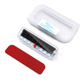 Solar power vehicle anti-collision strobe light, 80x2.5mm, ABS, blue red white colours