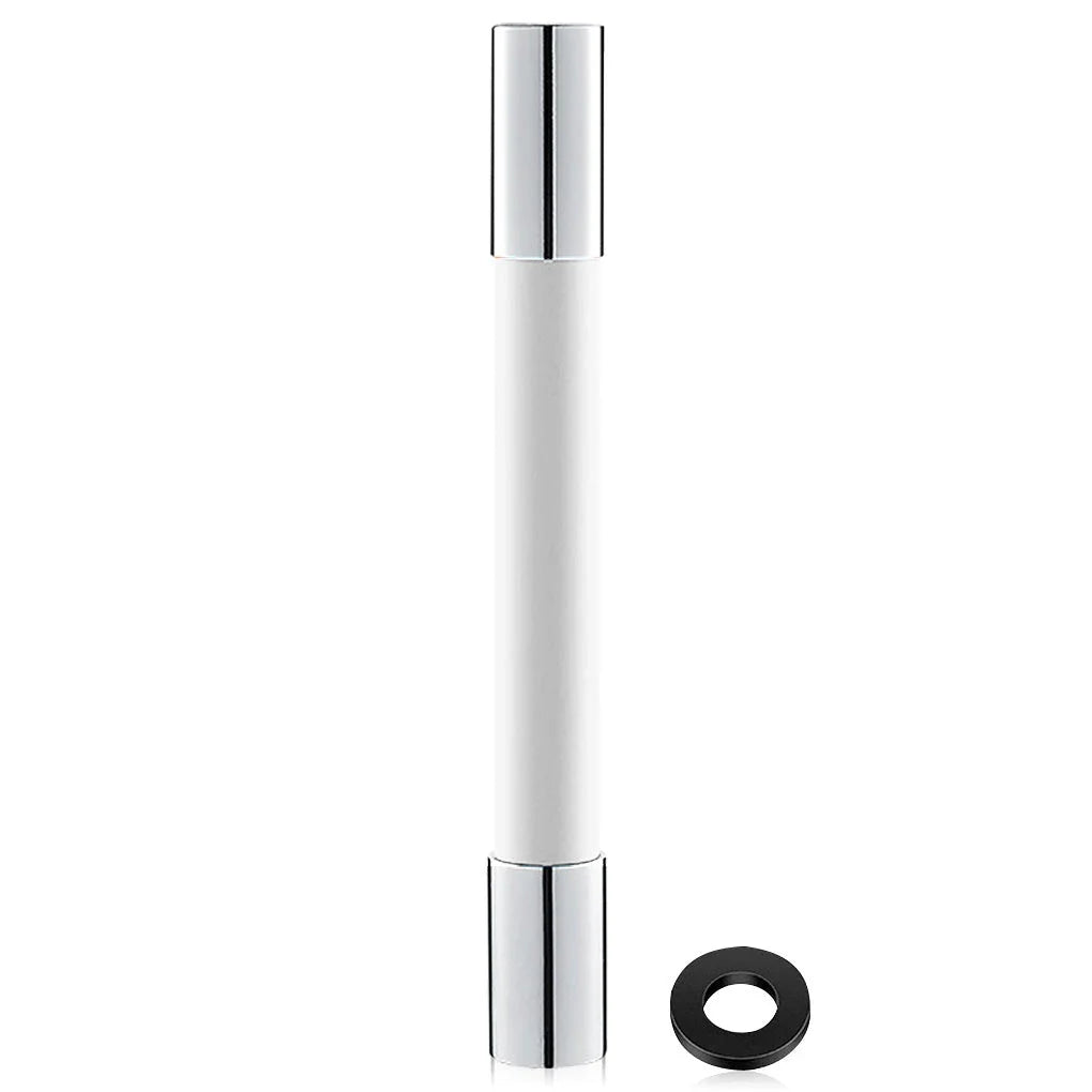 Adjustable faucet extender with 360-degree rotation for bathroom sinks, made of durable stainless steel and available in various colors and sizes.