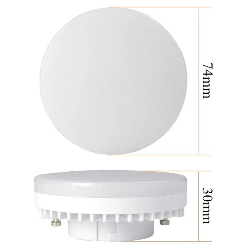 Aluminium cabinet wall lamp with milky white PC cover, 11W, warm white 3000K