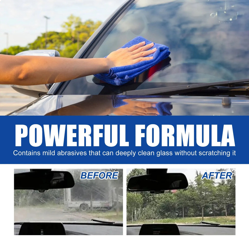 Car window glass oil film remover 120ml with sponge for windscreen cleaning