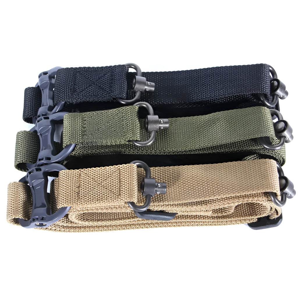 MS4 tactical nylon multifunctional task strap rope showing 150cm length in black colour option