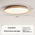 Japanese style retro ceiling lamp with LED tricolour light Silent Wind design 55cm diameter