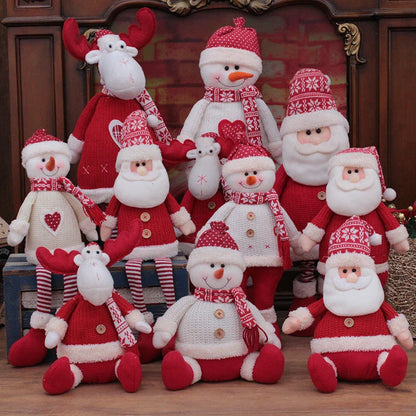 Premium Festive Santa Claus Doll - Functional Christmas Decoration and Gift with Retractable Design