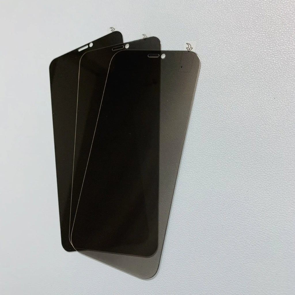 iPhone privacy screen protector with anti-peeping tempered glass film
