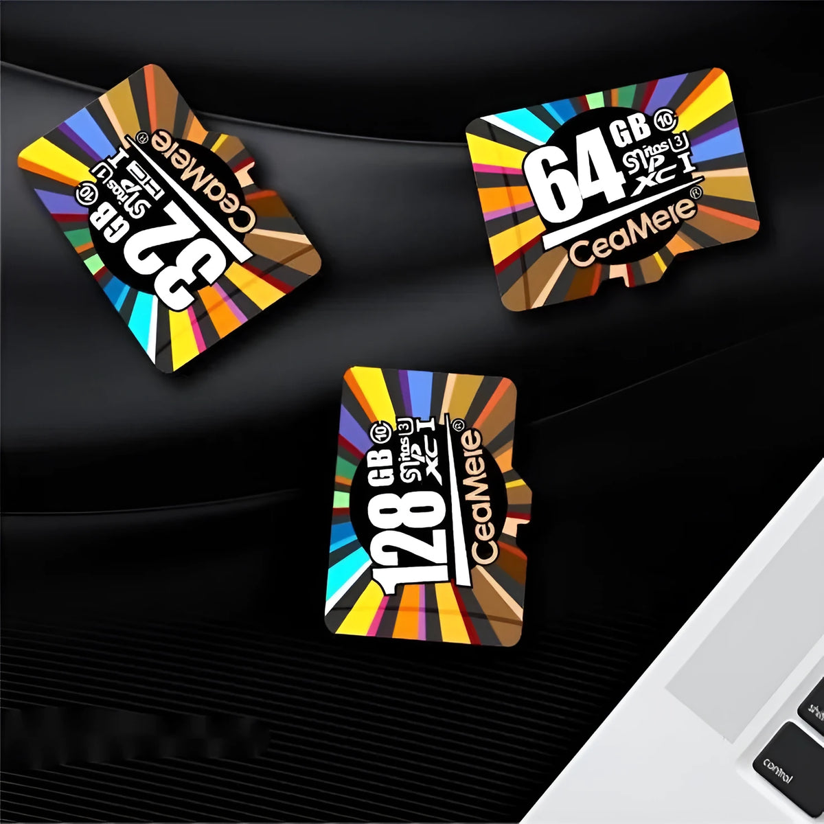 Micro SD memory card Class 10 with 10MB/s read write speed, available in 8GB to 256GB capacities for smartphones, tablets, and dash cams