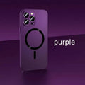 Aluminium alloy frame magnetic phone case for iPhone with PC back panel in multiple colour options