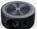 YT200 portable LED projector in black colour with compact 110x47mm dimensions