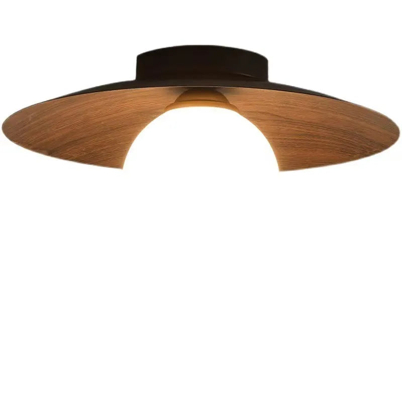 Creative New Chinese style simple ceiling lamp with black stripes finish for entrance hallway lighting