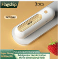 USB powered ozone deodorizer for refrigerators and small rooms, gold colour