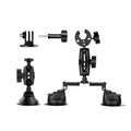 Suction cup bracket with 1.2m extension rod for Insta360 camera mounted on car roof