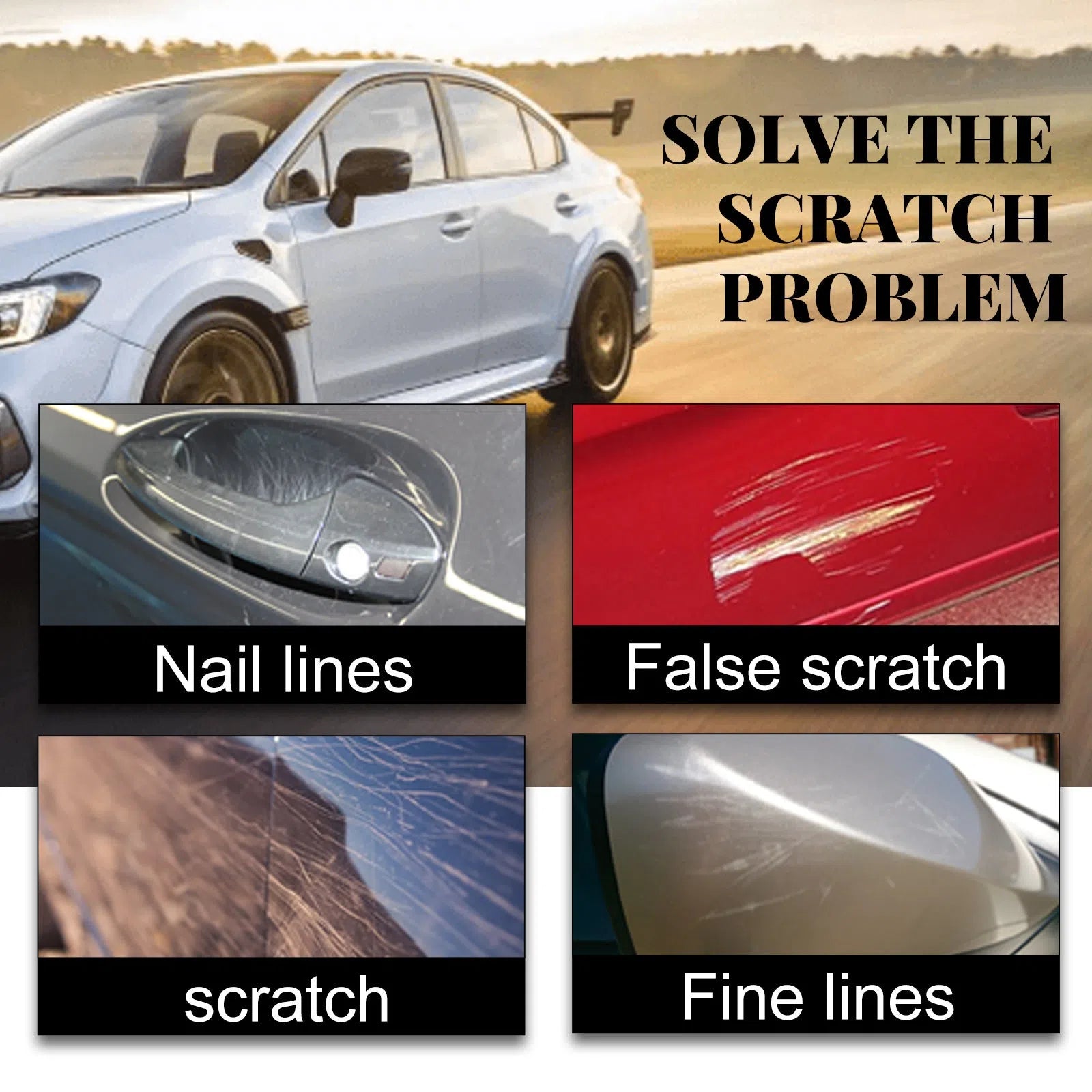 Portable car paint care scratch repair cream 100ml tube for automotive scratch fix