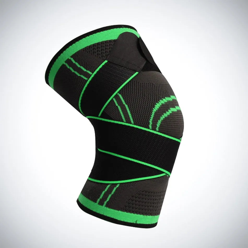 Non-slip knee pads for sports protection in multiple colours with sizing guide