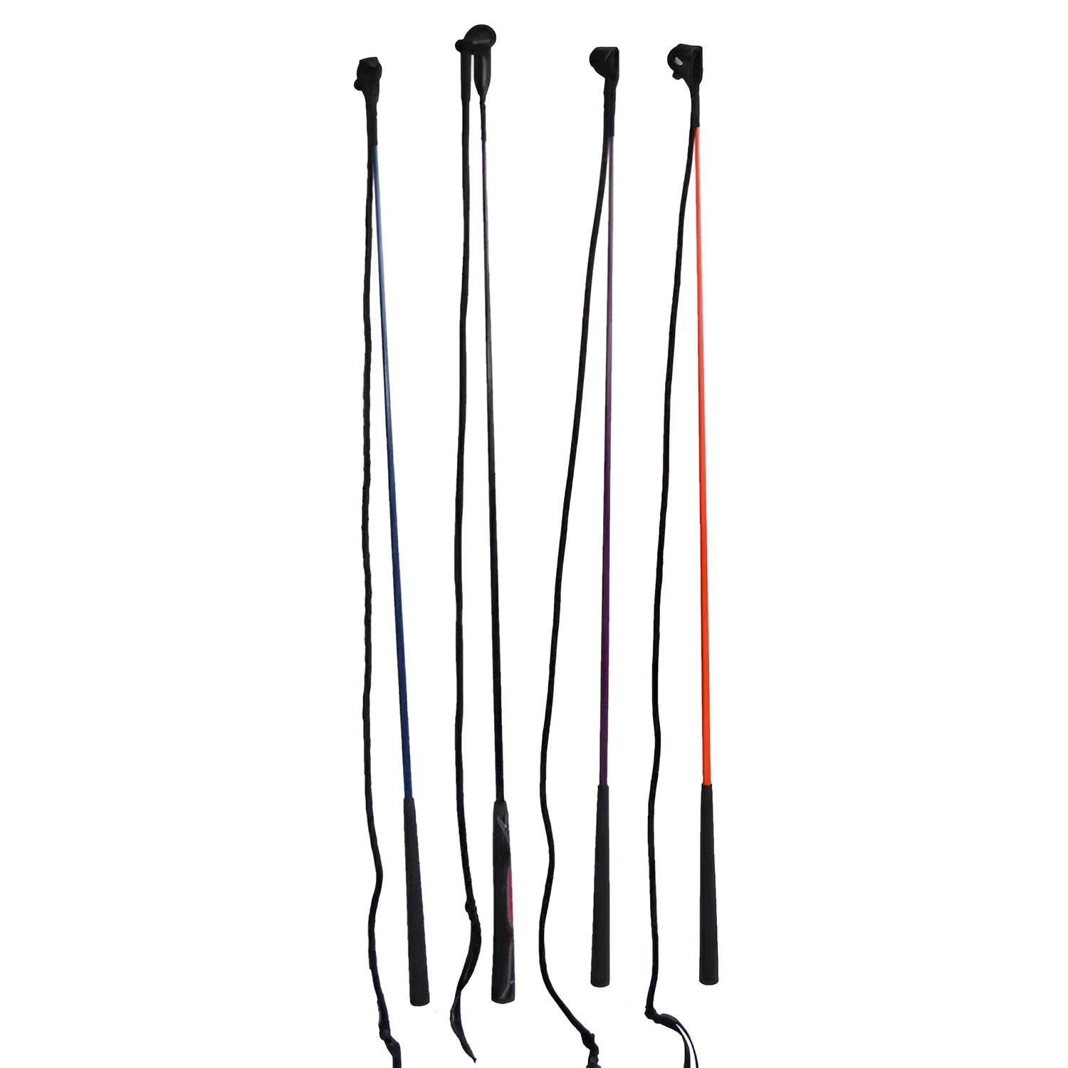 75 cm training whip with fibreglass core and nylon covering for horse training