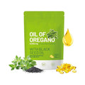 Bottle of oregano oil soft capsules 300 tablets sealed pack
