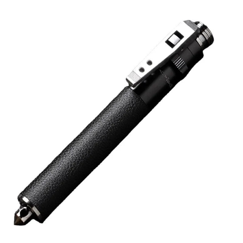 Titanium black automatic spring expandable aluminium alloy baton in three sizes
