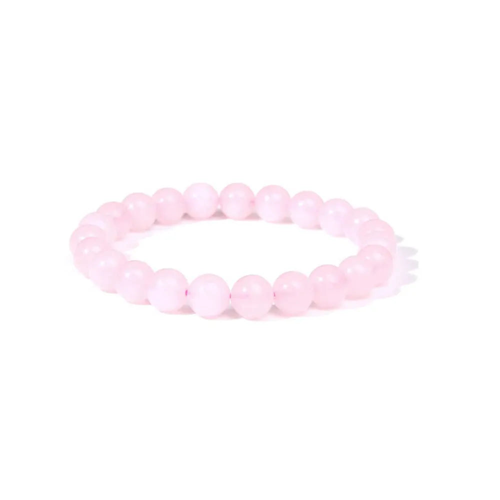 8mm natural stone beads bracelet in geometric design with genuine agate material